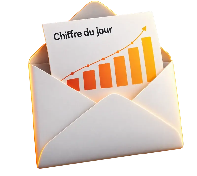 Enveloppe contenant le graphique « Chiffre du jour »