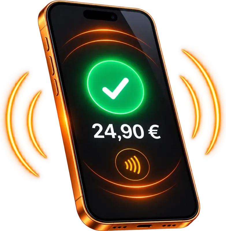 Paiement validé de 24,90 €